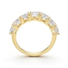 Thumbnail Image 3 of BLOOM 14ct Yellow Gold 1.55ct Lab Grown Diamond Oval & Emerald Eternity Ring