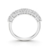 Thumbnail Image 3 of BLOOM 14ct White Gold 1.75ct Lab Grown Diamond Cushion 7 Stone Eternity Ring