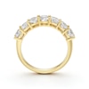 Thumbnail Image 3 of BLOOM 14ct Yellow Gold 1.75ct Lab Grown Diamond Cushion 7 Stone Eternity Ring