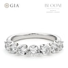 Thumbnail Image 1 of BLOOM 14ct White Gold 1.40ct Lab Grown Diamond Round 7 Stone Eternity Ring