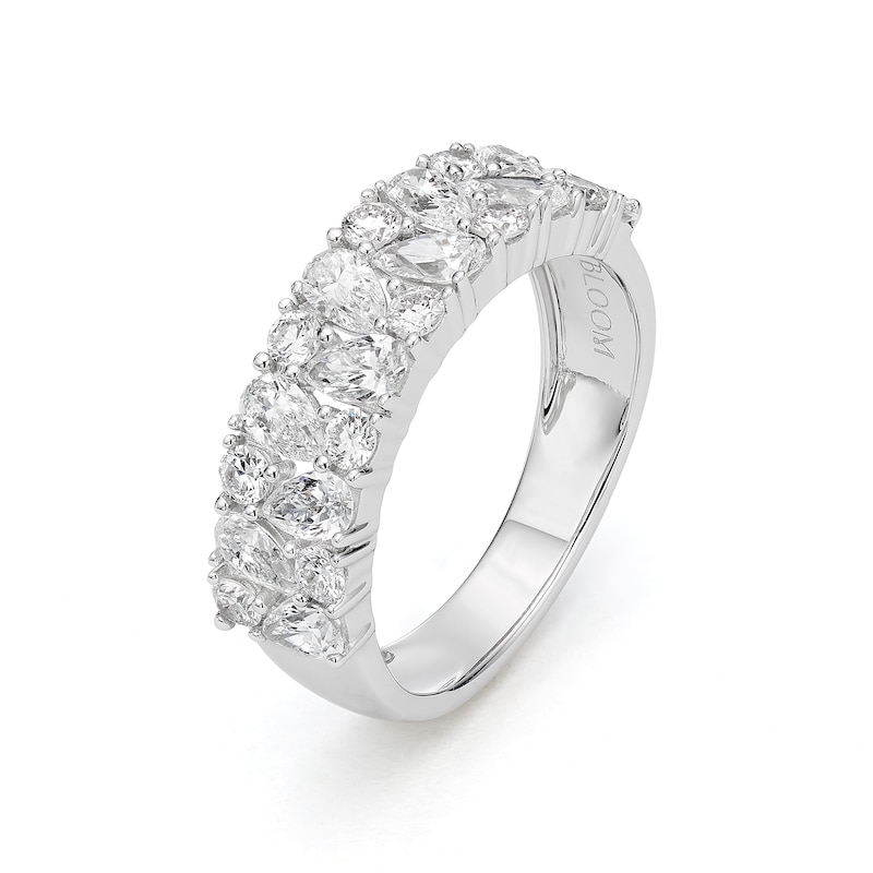 Main Image 2 of BLOOM 14ct White Gold 1.50ct Lab Grown Diamond Pear Shaped Cocktail Ring