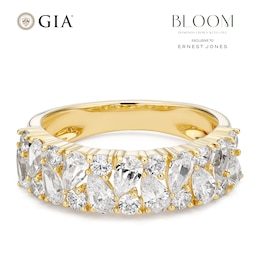 BLOOM 14ct Yellow Gold 1.50ct Lab Grown Diamond Pear Shaped Cocktail Ring