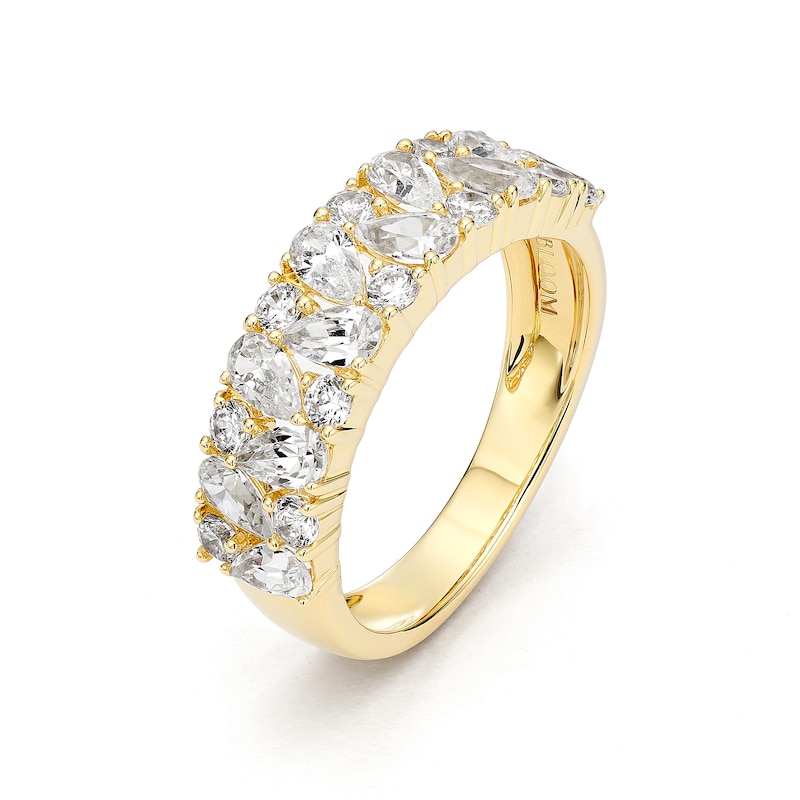 Main Image 2 of BLOOM 14ct Yellow Gold 1.50ct Lab Grown Diamond Pear Shaped Cocktail Ring