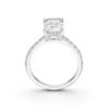 Thumbnail Image 3 of BLOOM 14ct White Gold 3ct Lab Grown Diamond Emerald Shaped Solitaire Ring