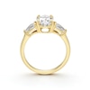 Thumbnail Image 3 of BLOOM 14ct Yellow Gold 2ct Lab Grown Diamond Oval & Pear Trilogy Ring