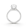 Thumbnail Image 3 of BLOOM 14ct White Gold 3ct Lab Grown Diamond Oval Solitaire Ring