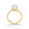Thumbnail Image 3 of BLOOM 14ct Yellow Gold 3ct Lab Grown Diamond Oval Solitaire Ring