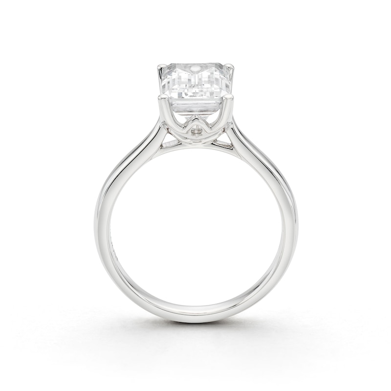 Main Image 3 of BLOOM 14ct White Gold 2.50ct Lab Grown Diamond Emerald Solitaire Ring