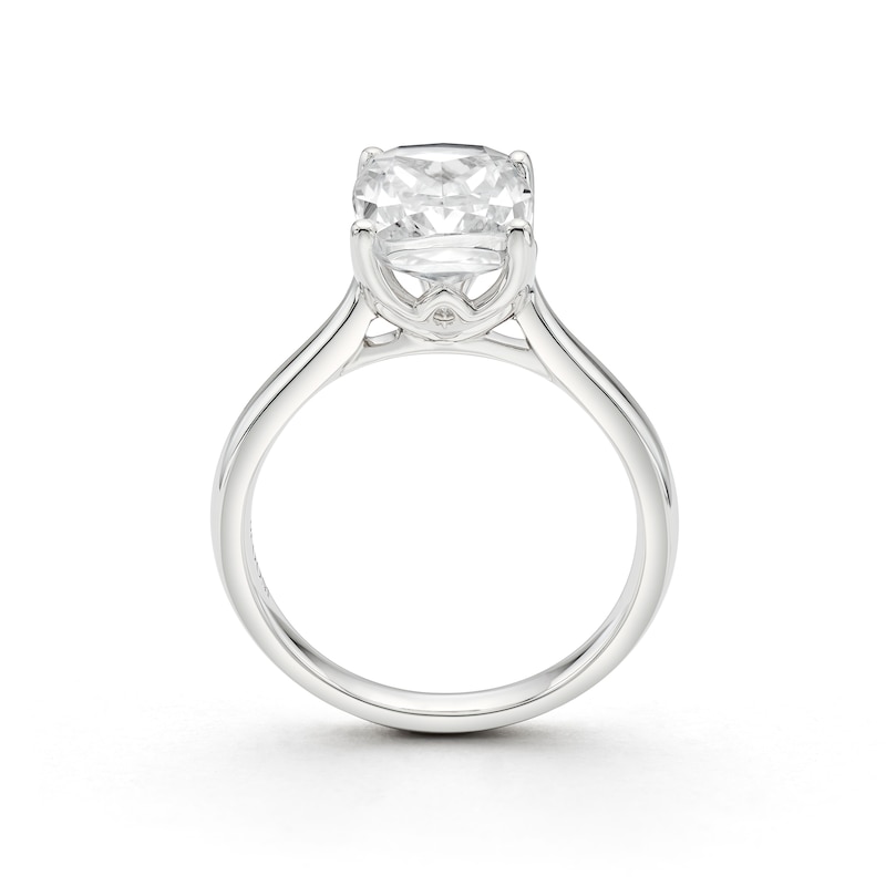 Main Image 3 of BLOOM 14ct White Gold 2.50ct Lab Grown Diamond Cushion Solitaire Ring