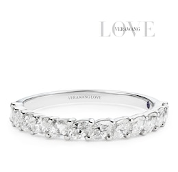 Vera Wang Platinum Marquise Cut Eternity Certificated 0.60ct Diamond Ring