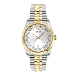 Versace Millenyium 40mm White Dial & Two Tone Bracelet Watch