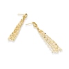 Thumbnail Image 2 of 9ct Yellow Gold Tassel Strand Drop Earrings