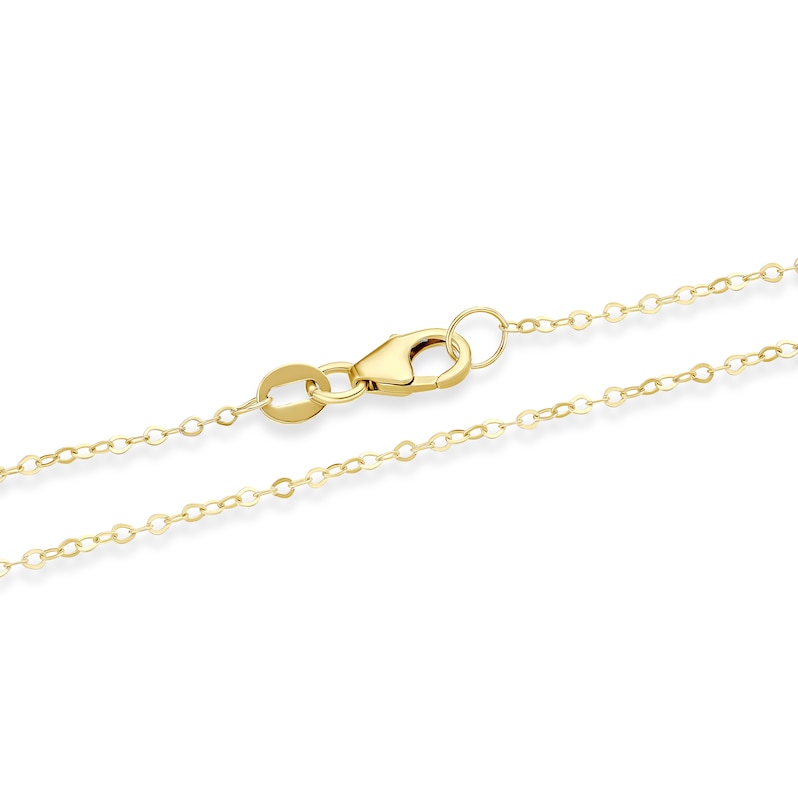 Main Image 3 of 9ct Yellow Gold Organic Leaf Pendant