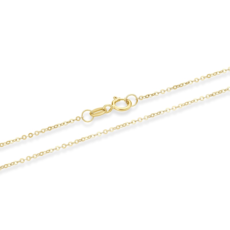 Main Image 3 of 9ct Yellow Gold 14+2" Interlinking Circular Pendant