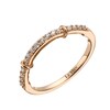 Thumbnail Image 0 of Le Vian 14ct Rose Gold 0.14ct Diamond Wedding Band