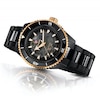 Thumbnail Image 1 of Rado Captain Cook High-Tech Ceramic Rose Gold Detailed Black Bracelet Watch