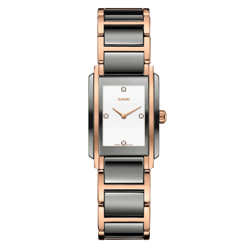 Rado Integral Ceramic Ladies' Two Tone Bracelet Watch