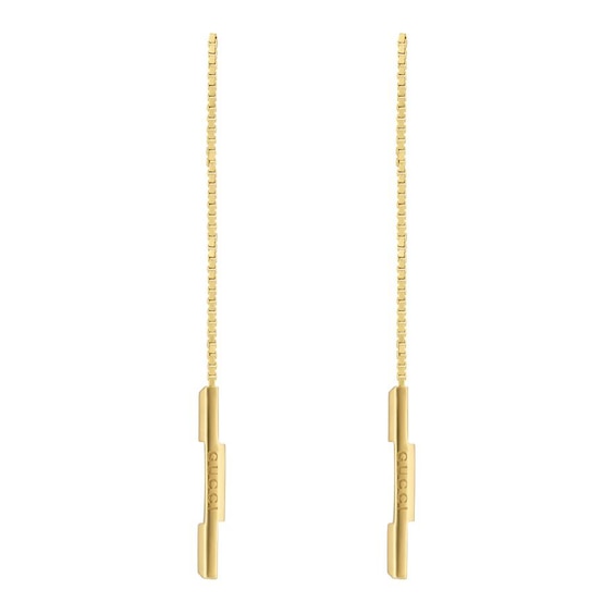 Gucci Link to Love 18ct Yellow Gold Drop Earrings