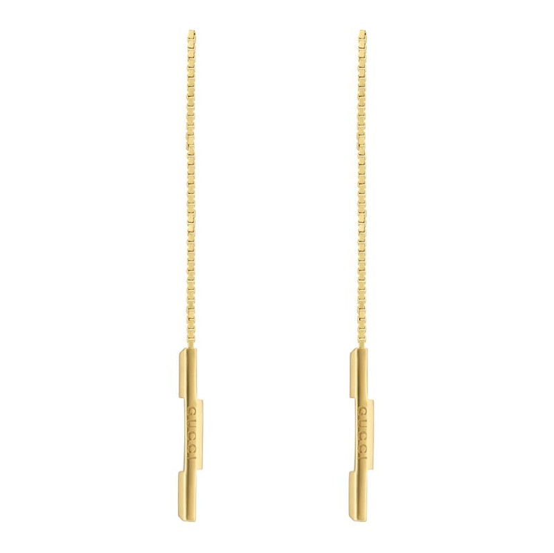 Gucci Link to Love 18ct Yellow Gold Drop Earrings
