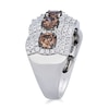 Thumbnail Image 3 of Le Vian Couture Platinum 2.23ct Chocolate & Vanilla Diamond Infinity Ring