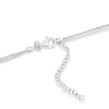 Thumbnail Image 3 of Sterling Silver 17+2" Double Strand Layered Necklace