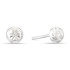 Thumbnail Image 1 of Sterling Silver 5mm Diamond Cut Ball Stud Earrings