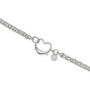 Thumbnail Image 3 of Sterling Silver Heart Clasp & Rope Bracelet