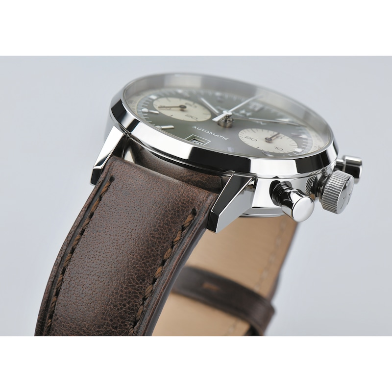 Hamilton American Classic Intra-Matic Leather Strap Watch