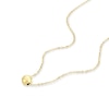 Thumbnail Image 2 of 9ct Yellow Gold 18" Diamond Cut Ball Pendant