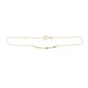 Thumbnail Image 1 of 9ct Yellow Gold Diamond Cut Detail Chain Bracelet