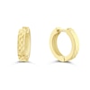 Thumbnail Image 1 of 9ct Yellow Gold 12.5mm Diamond Cut Hoop Earrings