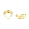 Thumbnail Image 2 of 9ct Yellow Gold Greek Key Basket Creole Hoop Earrings