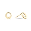 Thumbnail Image 1 of 9ct Yellow Gold 7mm Round Open Stud Earrings