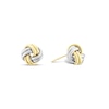 Thumbnail Image 1 of 9ct Two Tone Gold 8.5mm Knot Earrings