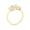 Thumbnail Image 3 of 9ct Yellow Gold Cubic Zirconia Trilogy Ring