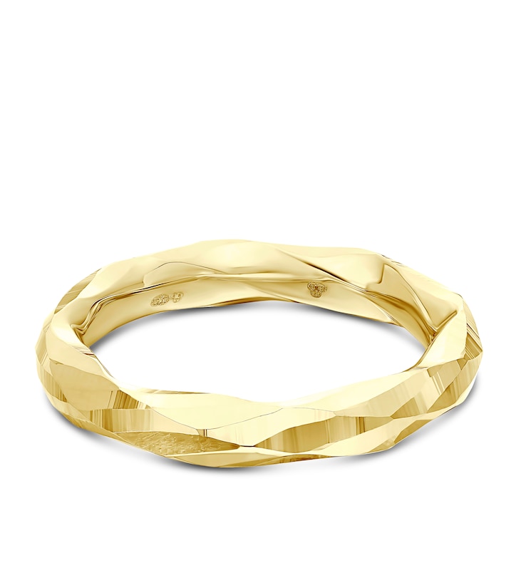 Main Image 1 of 9ct Yellow Gold Abstract Twist Ring
