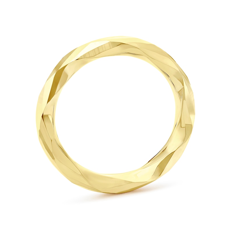Main Image 3 of 9ct Yellow Gold Abstract Twist Ring