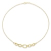 Thumbnail Image 2 of 9ct Yellow Gold 17.5mm Graduated Chain Necklace