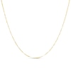 Thumbnail Image 1 of 9ct Yellow Gold 18" Diamond Cut Twist & Bar Curb Chain