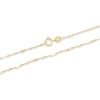 Thumbnail Image 3 of 9ct Yellow Gold 18" Diamond Cut Twist & Bar Curb Chain