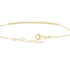 Thumbnail Image 3 of 9ct Yellow Gold 7+1" Dainty Rope Bracelet