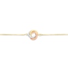 Thumbnail Image 2 of 9ct Tri Gold 7.5" Knot Bracelet