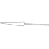 Thumbnail Image 2 of Sterling Silver 7+1" Dainty Crossover Rope Chain Bracelet