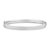 Thumbnail Image 1 of Sterling Silver Double Linear Sparkle Bangle