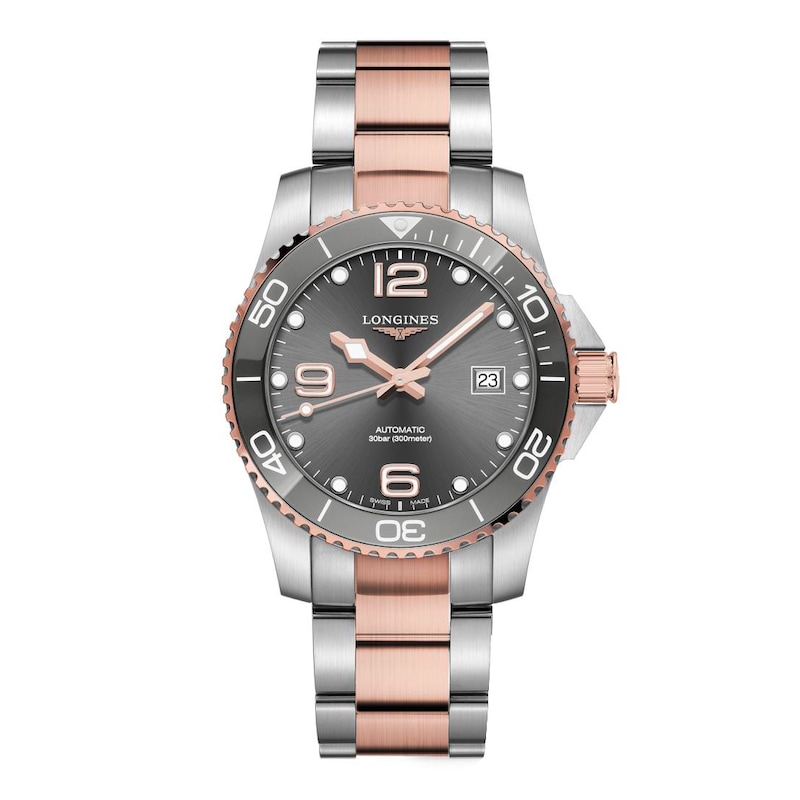Longines HydroConquest Men's Two Tone Bracelet Watch