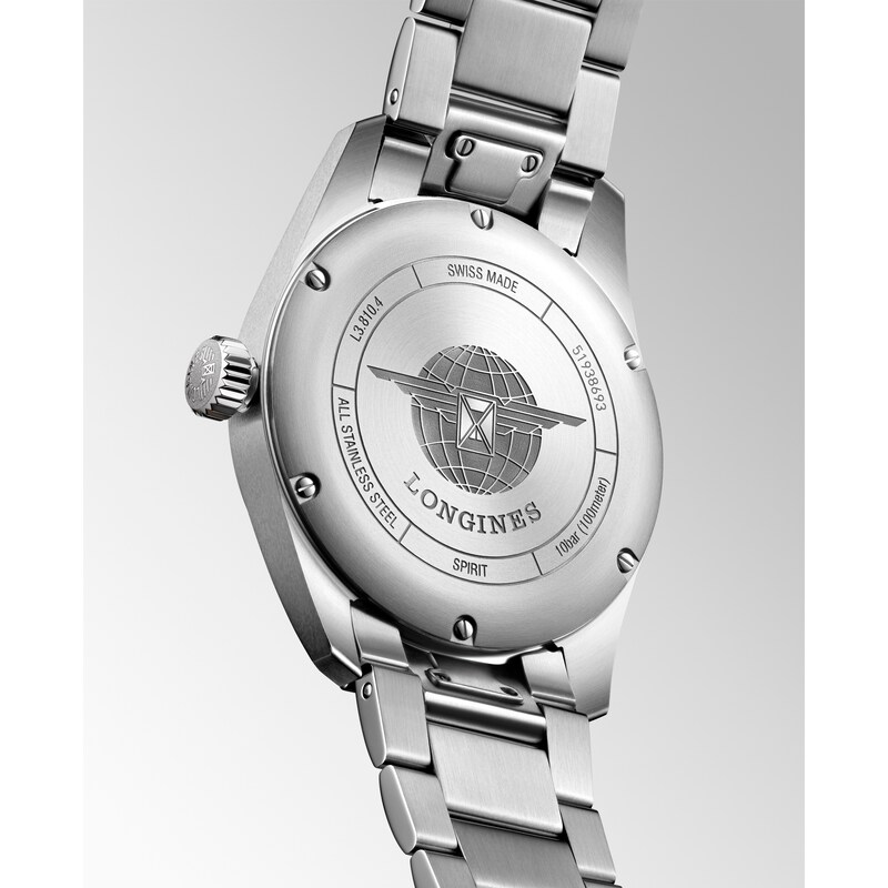Longines Spirit Men's Stainless Steel Bracelet Watch