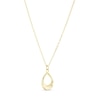 Thumbnail Image 1 of 9ct Yellow Gold Polished Open Teardrop Pendant