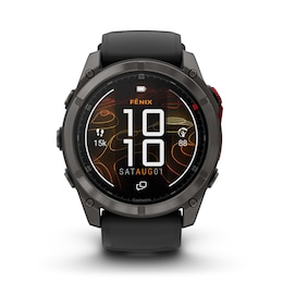 Garmin Fenix 8 Pro MicroLED 51mm Black Silicon Strap Watch