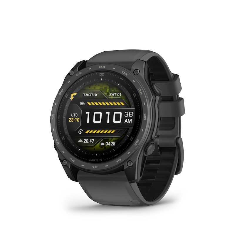 Main Image 1 of Garmin tactix 8 Cerakote Black Dial Grey Silicone Strap Smartwatch