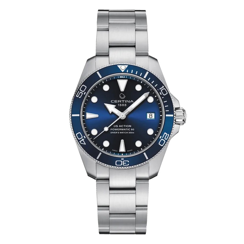 Main Image 1 of Certina DS Action Diver Blue Dial & Stainless Steel Bracelet Watch